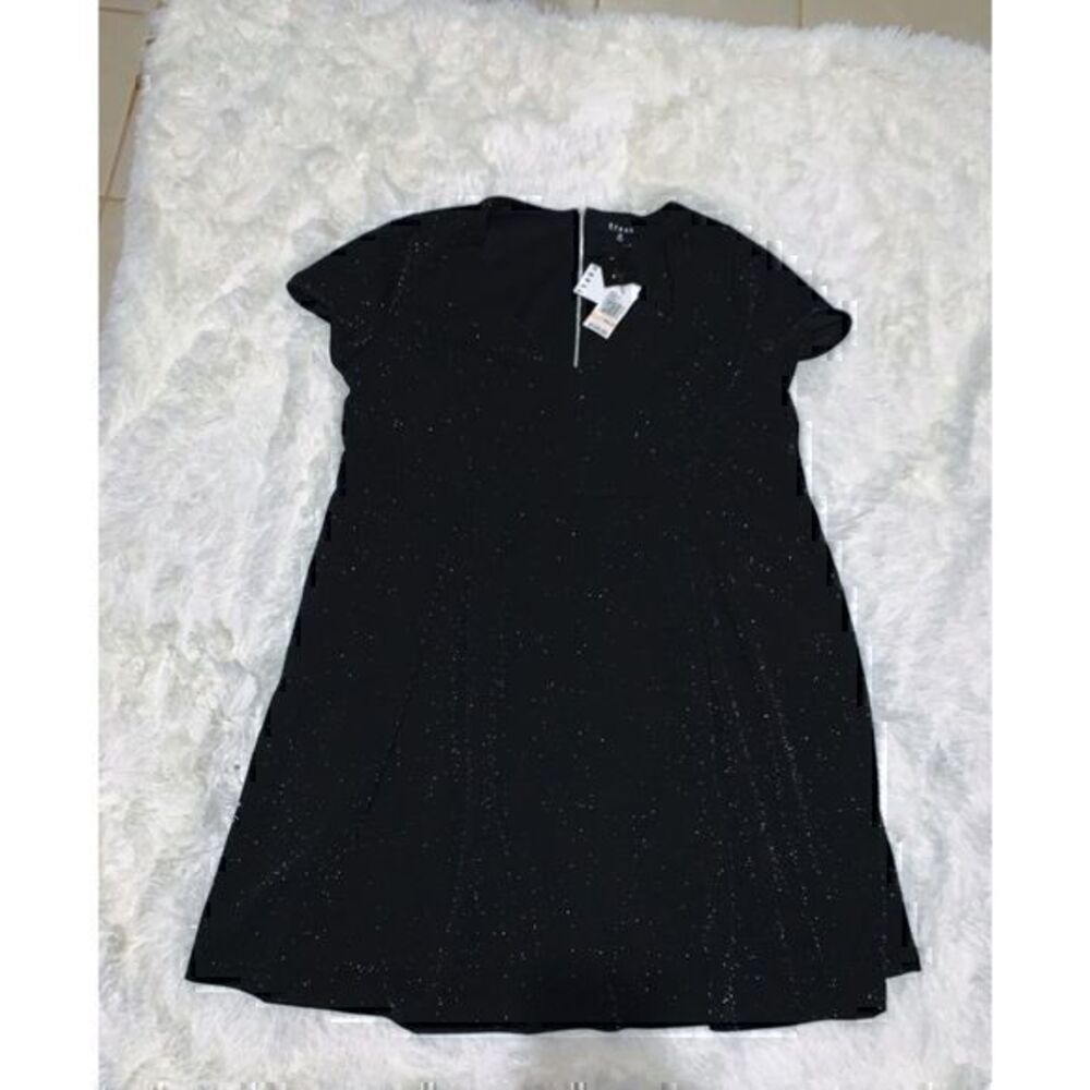 Rebel Wilson x los angels black shimmer dress